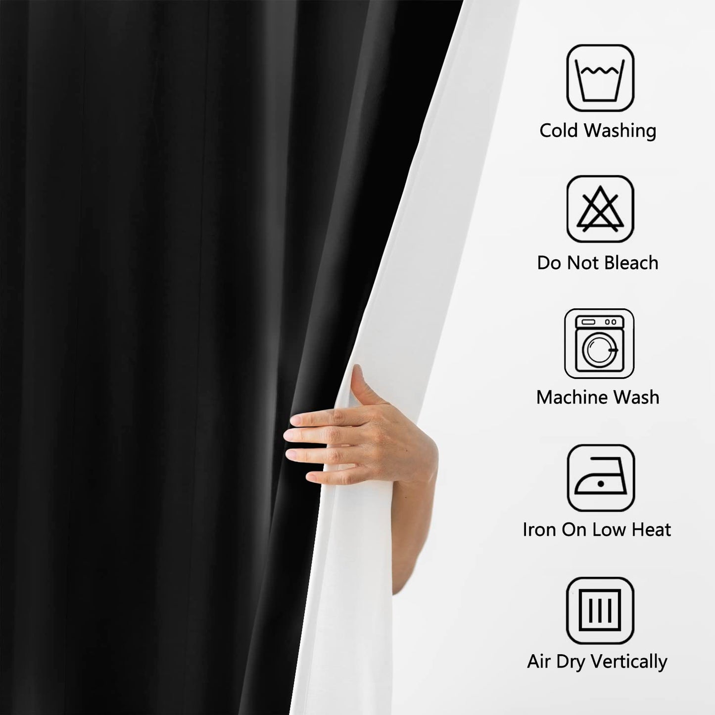 Umpoo City Night View Blackout Window Curtains San Francisco Urban Bridge Skyscrapers Black Scenery Window Drapes 2 Panels Set for Modern Living Room Bedroom Decor Window Treatment, 42x84 Inch