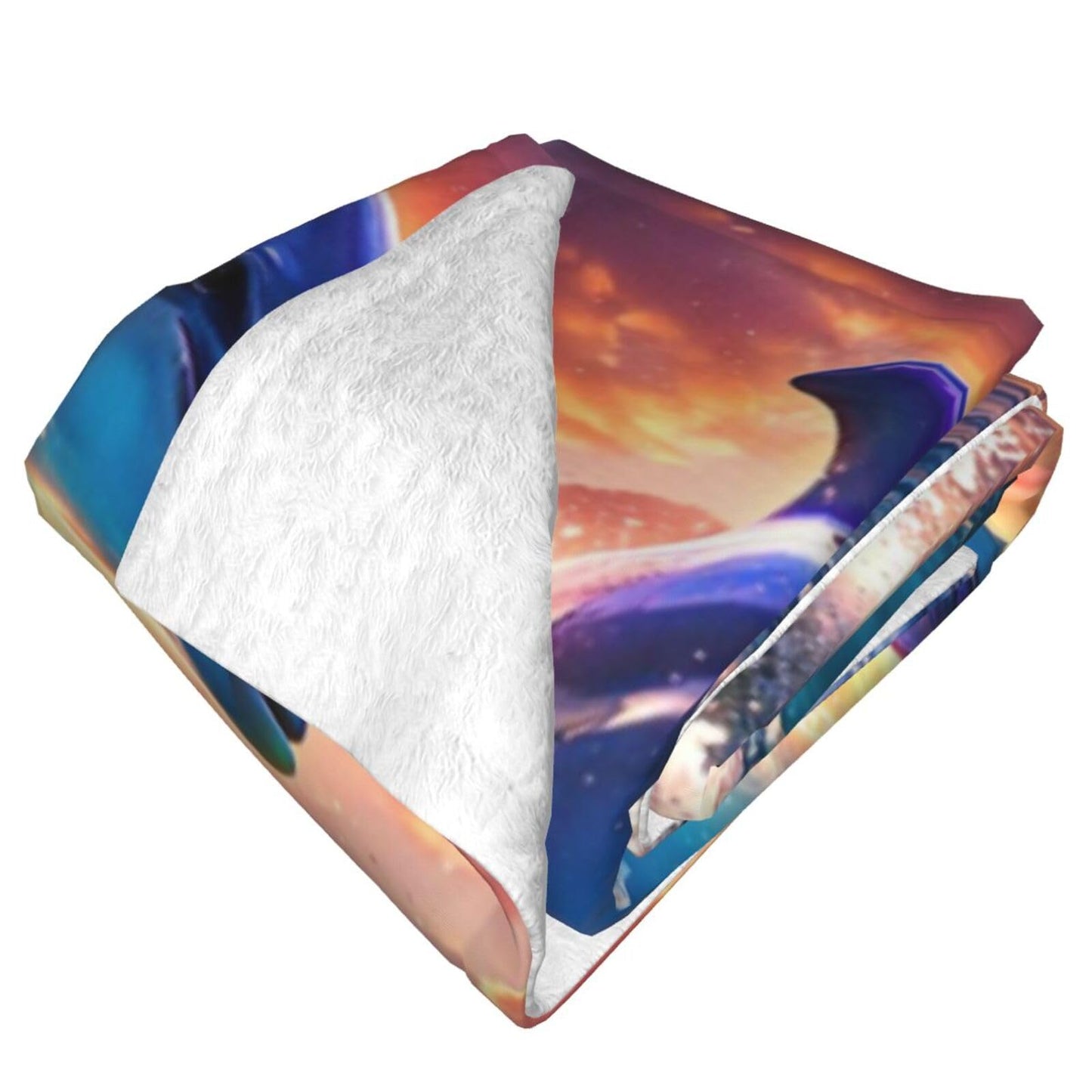 Dolphin Sunset Blanket, Gifts for Women, Ocean Dolphin Theme Soft Lightweight Throw Blankets for Kids Girls, Travel Bed Living Room Decor, 50x60in