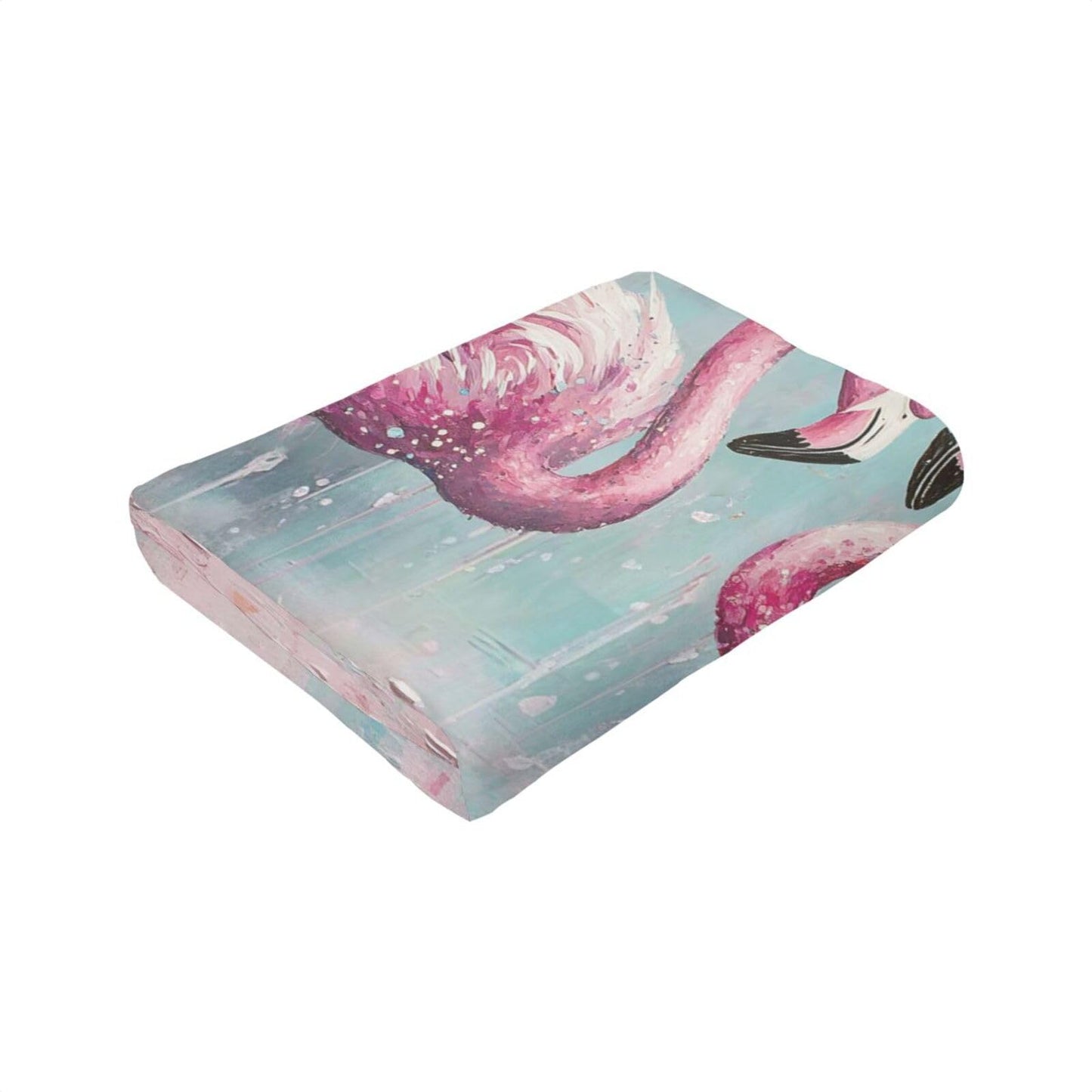 Pink Flamingo Throw Blanket Tropical Flamingos Blankets Fleece Plush Super Soft Cozy Warm Lightweight Flamingo Lover Decor Gifts for Boys Girls Kids Adults Men Women 40" x 50"