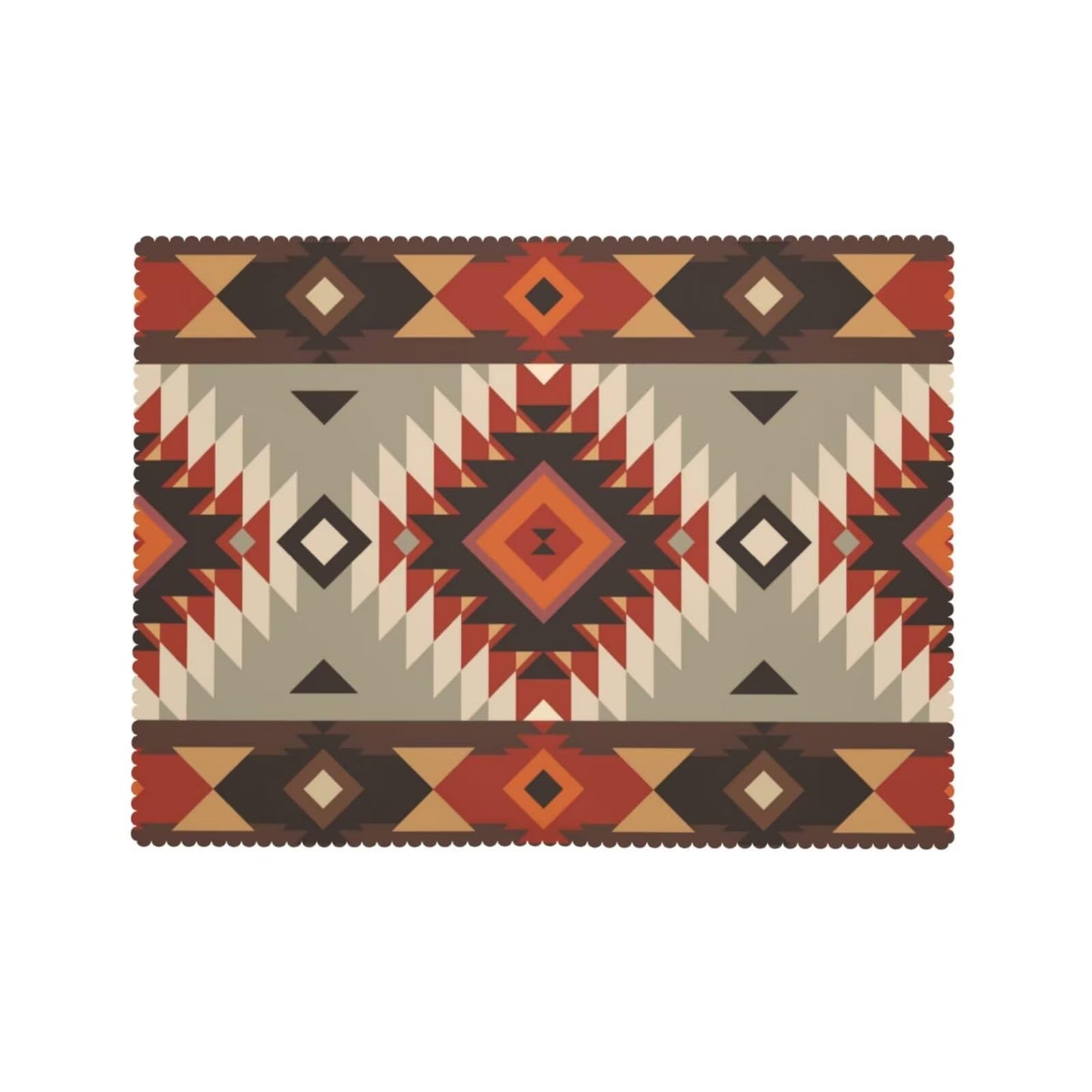 MENZHYAN Aztec Geometric Rectangle Tablecloth American Southwest Native Tribal Style Table Cloths Bohemian Elements Western Washable Table Cover for Home Kitchen Dining Party Decor 54 x 72 Inch