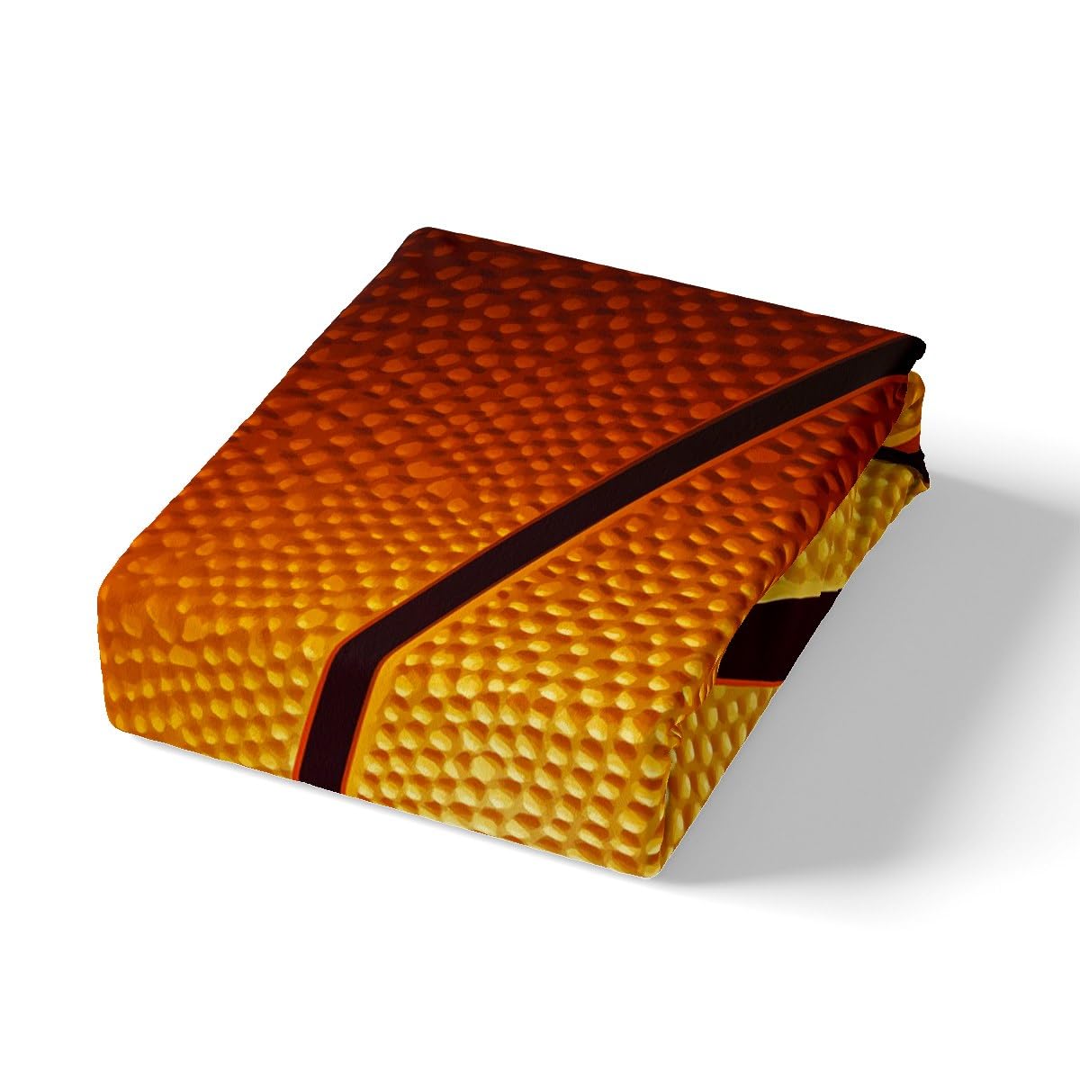 Feelyou Boys Basketball Bedding Set Sports Theme Bed Sheet Set for Kids Teens Men 3D Ball Pattern Fitted Sheet Breathable Basketball Player's Gift Bed Cover Room Decor Twin Size