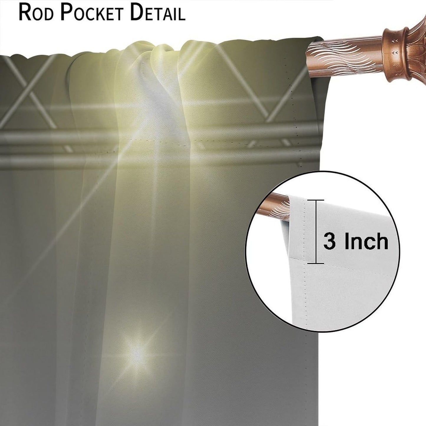 Djaby Rock Music Curtains, Teens Boys Electronic Musical Instrument Curtain Guitar Drum Speaker Window Drapes for Bedroom Living Room 42" W X 45" L(No Blackout)