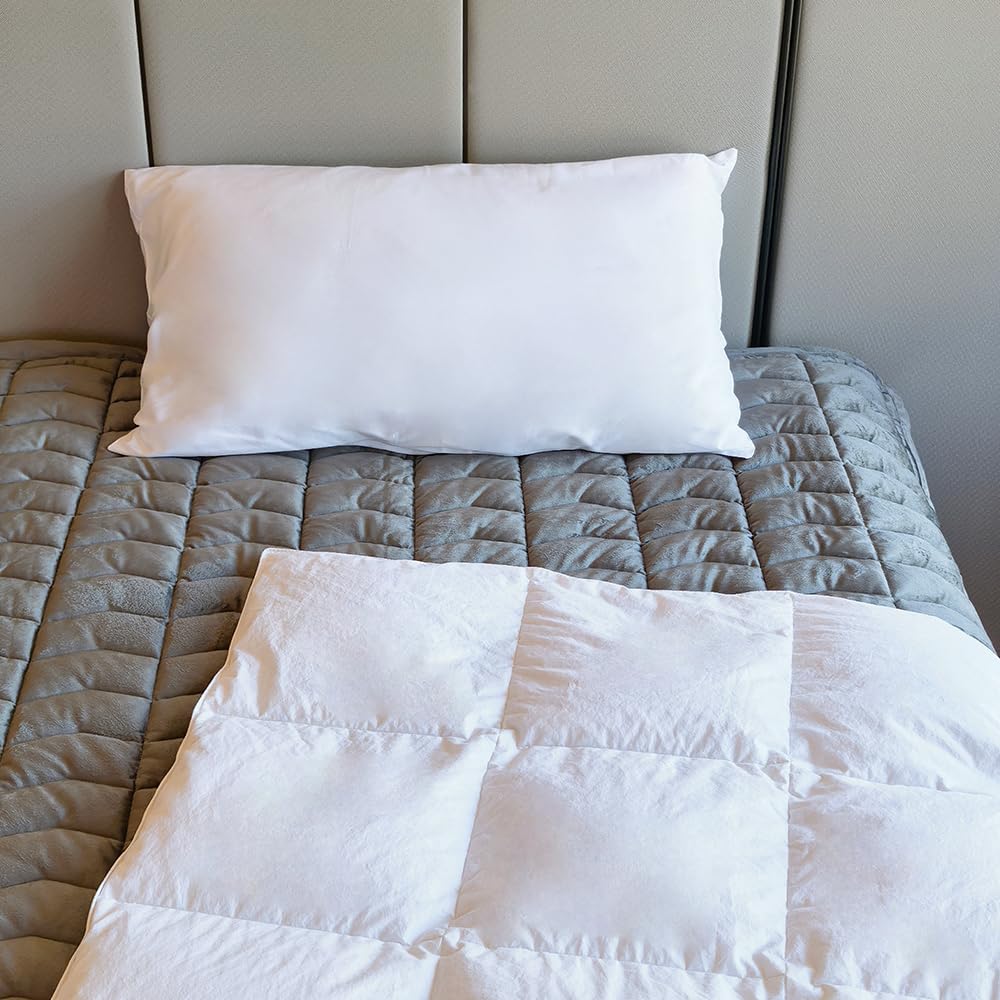 JENSYWEE Graphene Heating No Electric Mattress Pad,Provide Sustained Warmth in Cold Weather,Reduce Heat Loss,Rapid Heating Up,King Queen Adult Warm Mattress Pad Topper (54 x 72 inches)