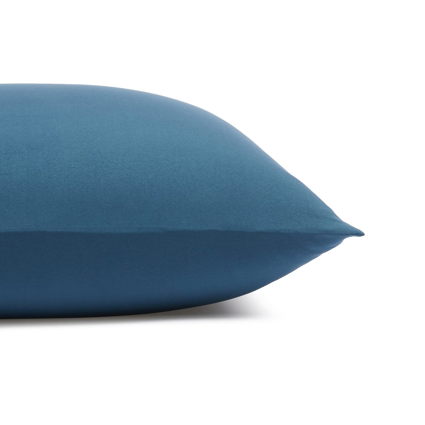 Amazon Basics Lightweight Breathable Brushed Microfiber 3-Piece Bed Sheet Set with 14-Inch Deep Pockets, Wrinkle Resistant, Twin, Dark Teal, Solid