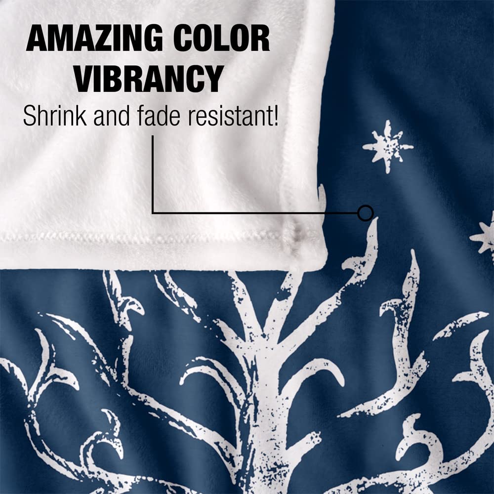 The Lord of The Rings Blanket, 36"x58" Tree of Gondor Silky Touch Super Soft Throw Blanket