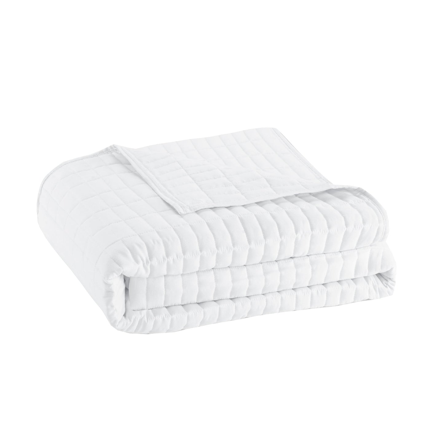 Comfort Spaces Daybed Cover - Luxe Double Sided Quilting, All Season Cozy Bedding with Bedskirt, Matching Shams, Kienna White 75"x39" 5 Piece