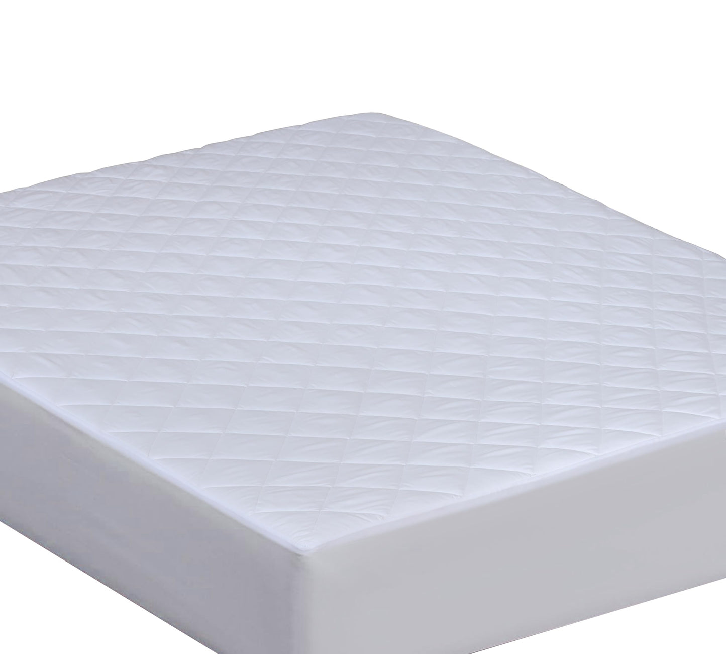 Novastile Queen Size Quilted Fitted Mattress Pad, Elastic Fitted Mattress Topper Protector and Cover with Deep Pocket Stretches up to 18 Inches, Soft & Machine Washable