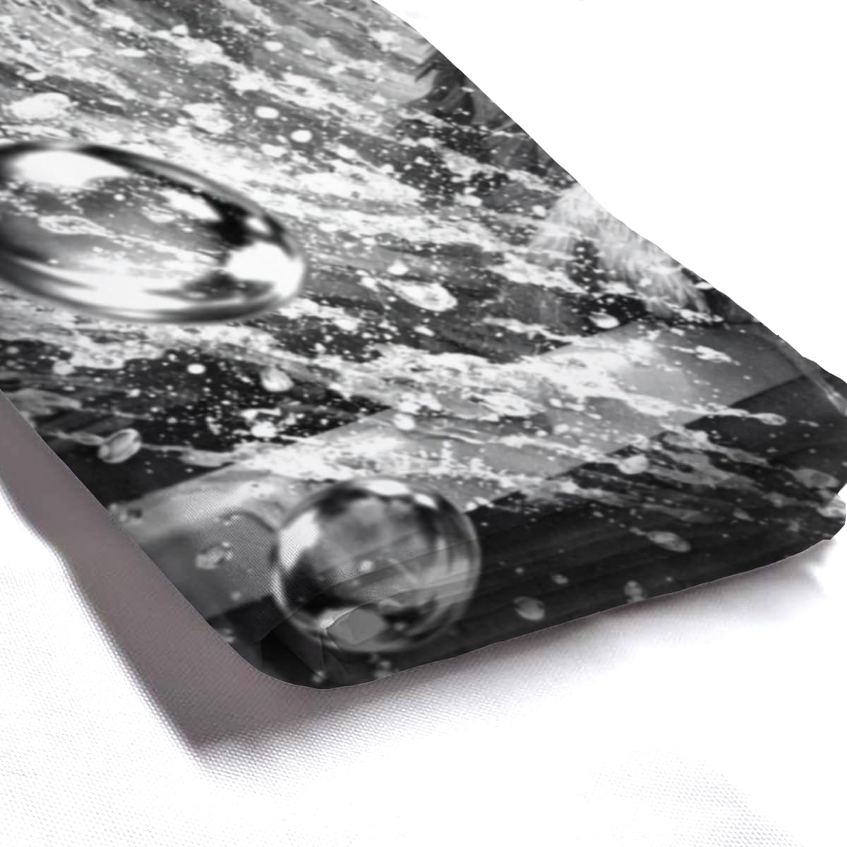REZHOCH Black and White Dog Shower Curtain 72x72 Inch Happy Golden Retriever Splashing Water Wave Bathroom Decor,Fun Cute Animal Waterproof Fabric Modern Farmhouse Bath Set with Hooks