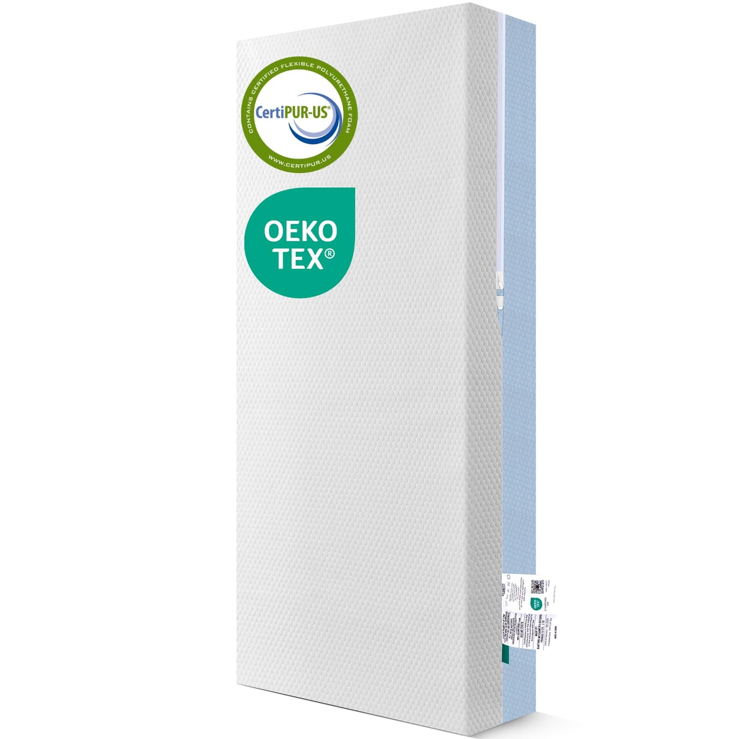 ASANEST Dual Sided Baby Breathable Crib Mattress, Infant & Toddler Bed Mattress with Premium Foam, Machine Washable Oeko-TEX Standard 100 Certified Cover, Standard Size 52x28x5 Inch