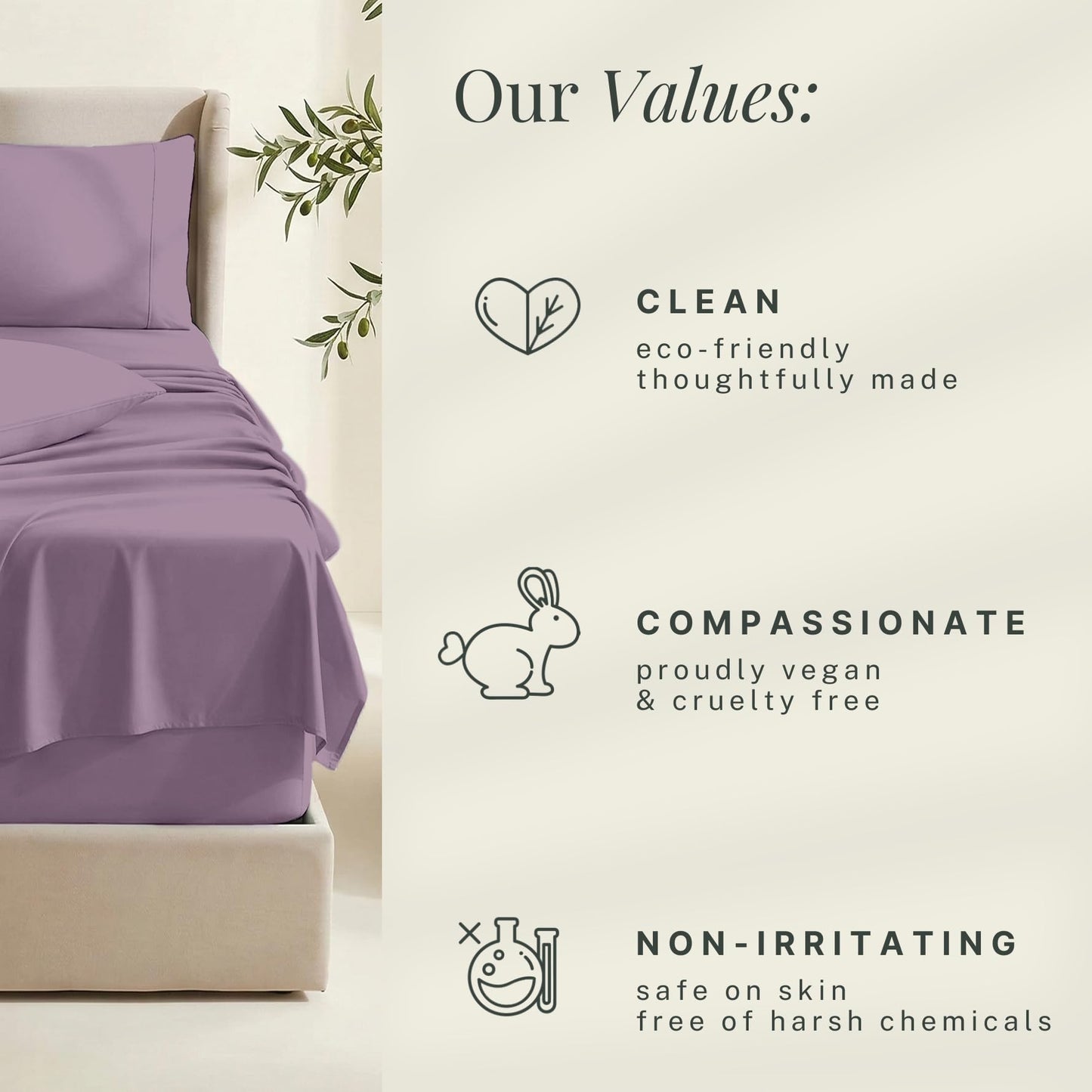 Hearth & Harbor Bed Sheets, Luxury Soft 6 Piece Bed Sheet Set Extra Deep Pocket Fitted Sheets Fits Mattress up to 21", Double Brushed Bedding Sheets & Pillowcases,