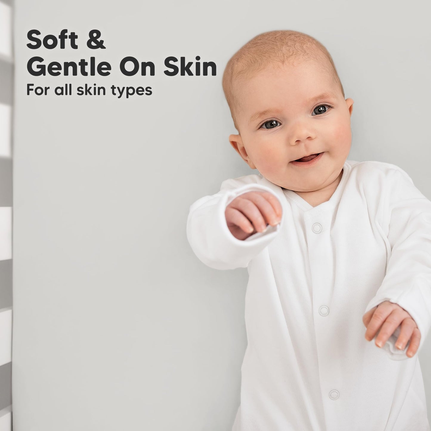 KeaBabies 2-Pack Organic Cotton Crib Sheets for Boys, Girls - 52x28 Fitted Crib Mattress Sheet Neutral, Breathable Cover for Baby Bed Set, Toddler Mattress, Soft & Cute Prints (Sage)