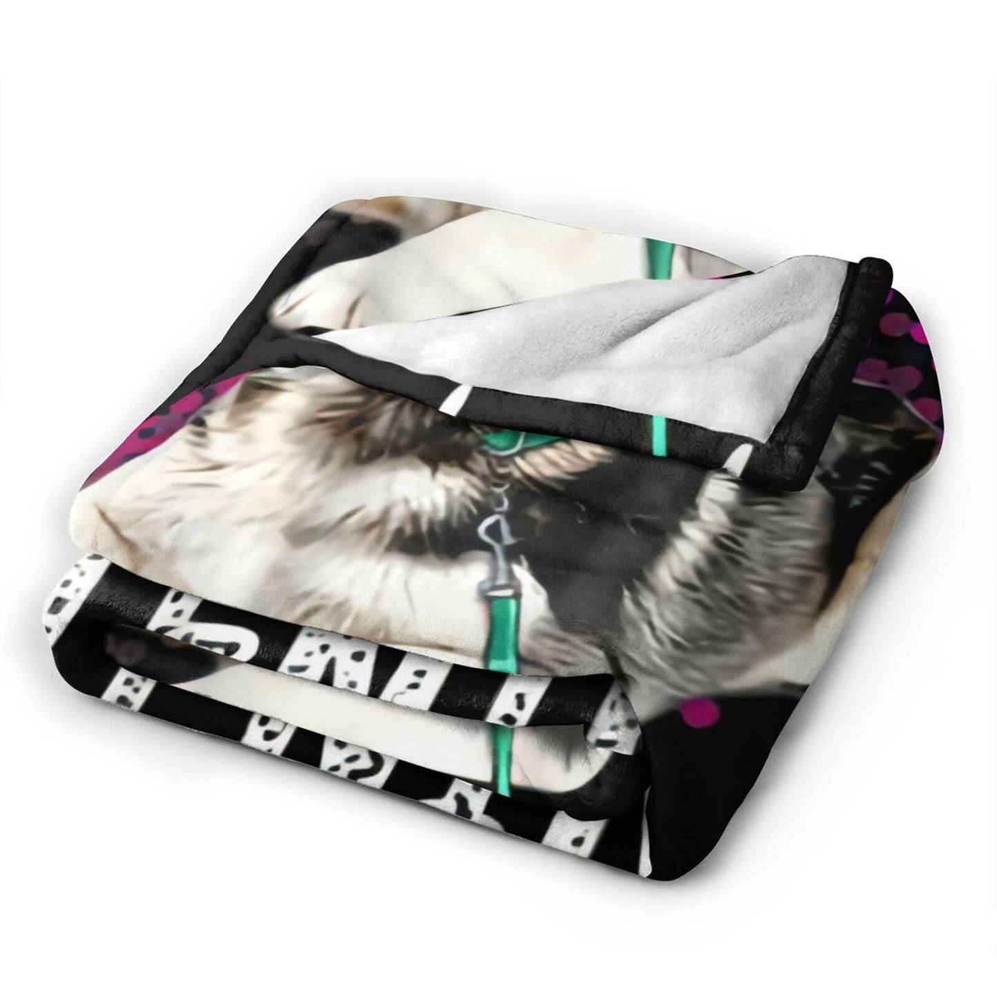 Tijuboni Husky Throw Blanket Dog Gifts for Girls Boys Women Men Kids Adults Soft Flannel Fleece Blanket for Couch Sofa Bed Home Decor 40"x50"