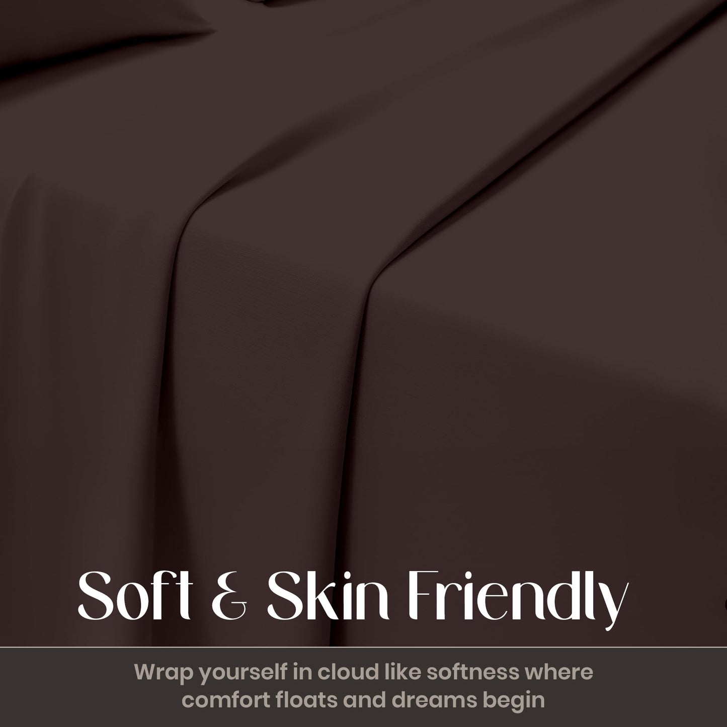 SGI bedding Full Size Chocolate Soft Brushed Luxury Microfiber 4 Piece Sheet Set- Easy Care, Super Soft & Breathable Cool 15" Deep Pocket Fade Wrinkle Stain Resistant
