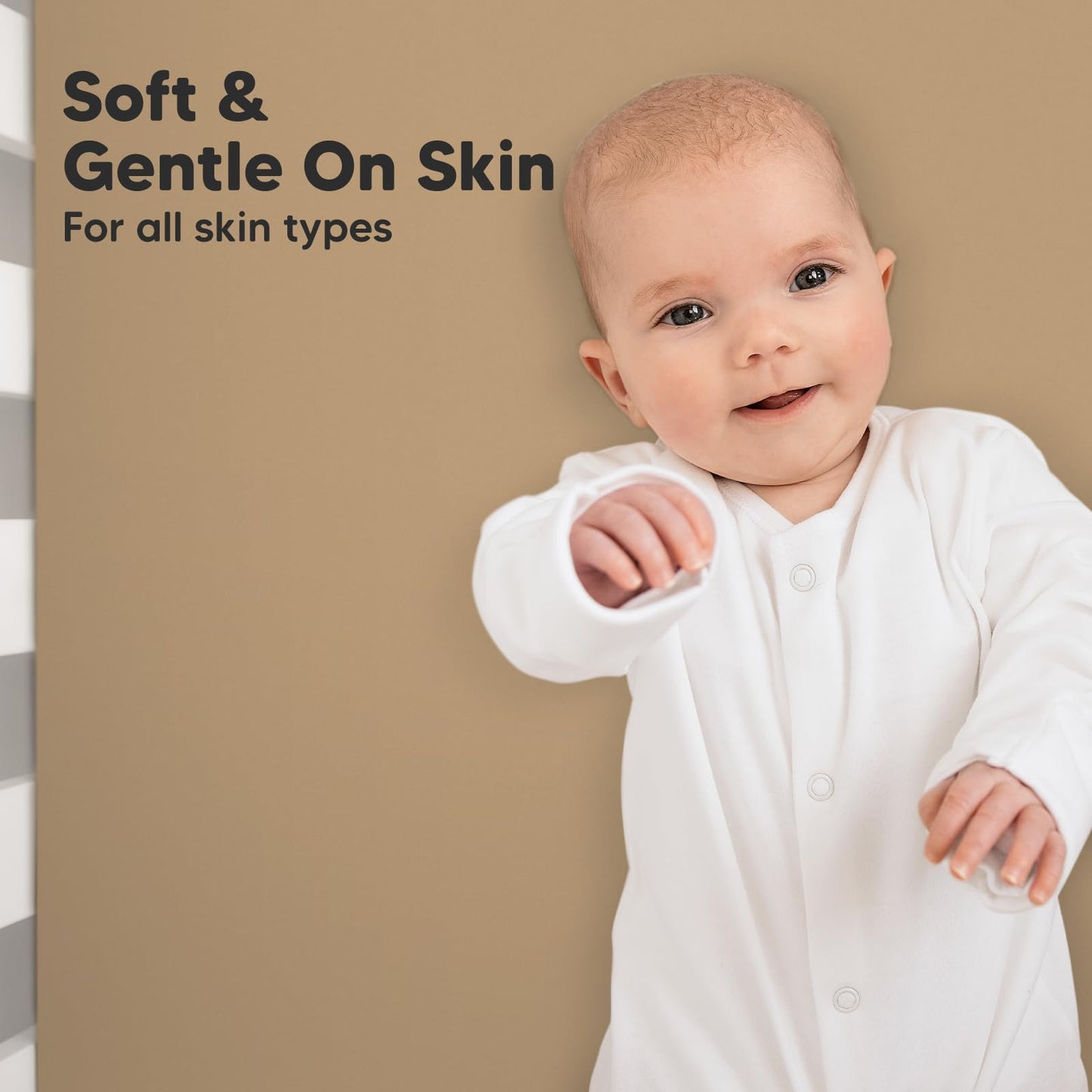 KeaBabies 2-Pack Organic Cotton Crib Sheets for Boys, Girls - 52x28 Fitted Crib Mattress Sheet Neutral, Breathable Cover for Baby Bed Set, Toddler Mattress, Soft & Cute Prints (Pecan)