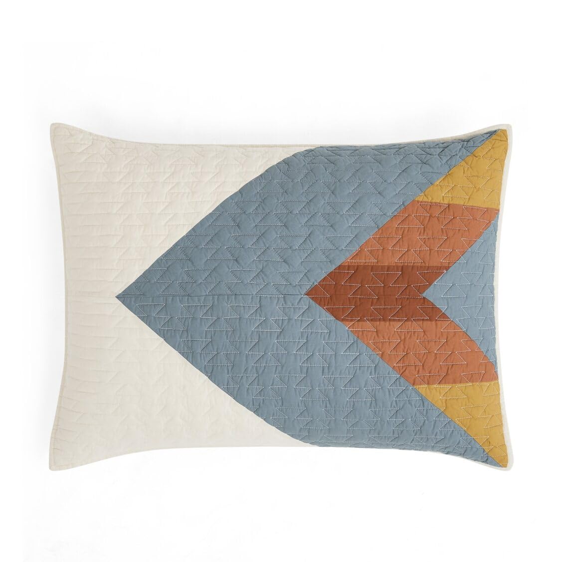 Pendleton King Quilt Set – 100% Cotton 3 Piece Quilt Set with Shams, Soft Lightweight Bedding for King Size Bed, Silver Blue Patterned Comforter Alternative, King Bedding Set (Carico Lake)