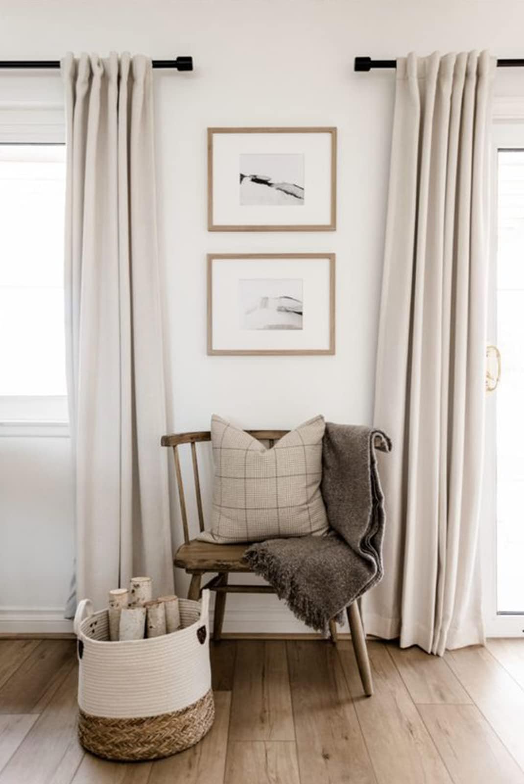 100% Blackout Shield Linen Textured Total Blackout Curtains for Bedroom 84 Inches Long, Back Tab/Rod Pocket Living Room Drapes, Thermal Insulated Blackout Curtains 2 Panels Set, 50" W x 84" L, Cream