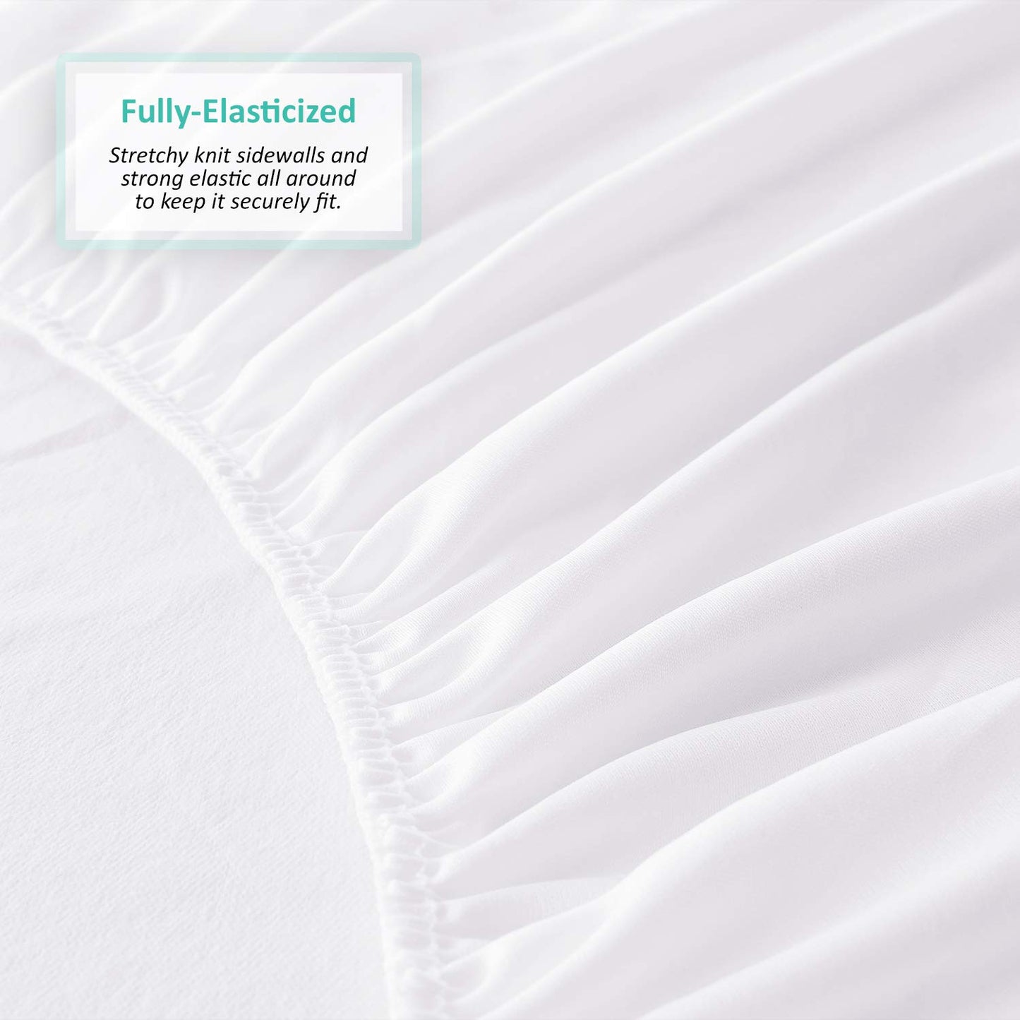 Nestl Premium Cotton Terry Mattress Protector – Soft and Waterproof RV Short Queen 14 Inch Deep Pocket Mattress Protector – Breathable & Noiseless Cover