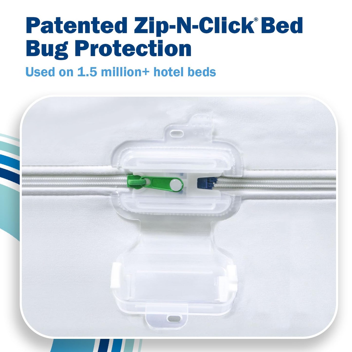 CleanRest PRO Presto! Zip-Off Top Mattress Encasement for EZ Washing, Cal King Size, Waterproof Mattress Protector - Bed Bug, Dust Mite & Allergen Proof - 1 Person Install, No Mattress Lifting to Wash