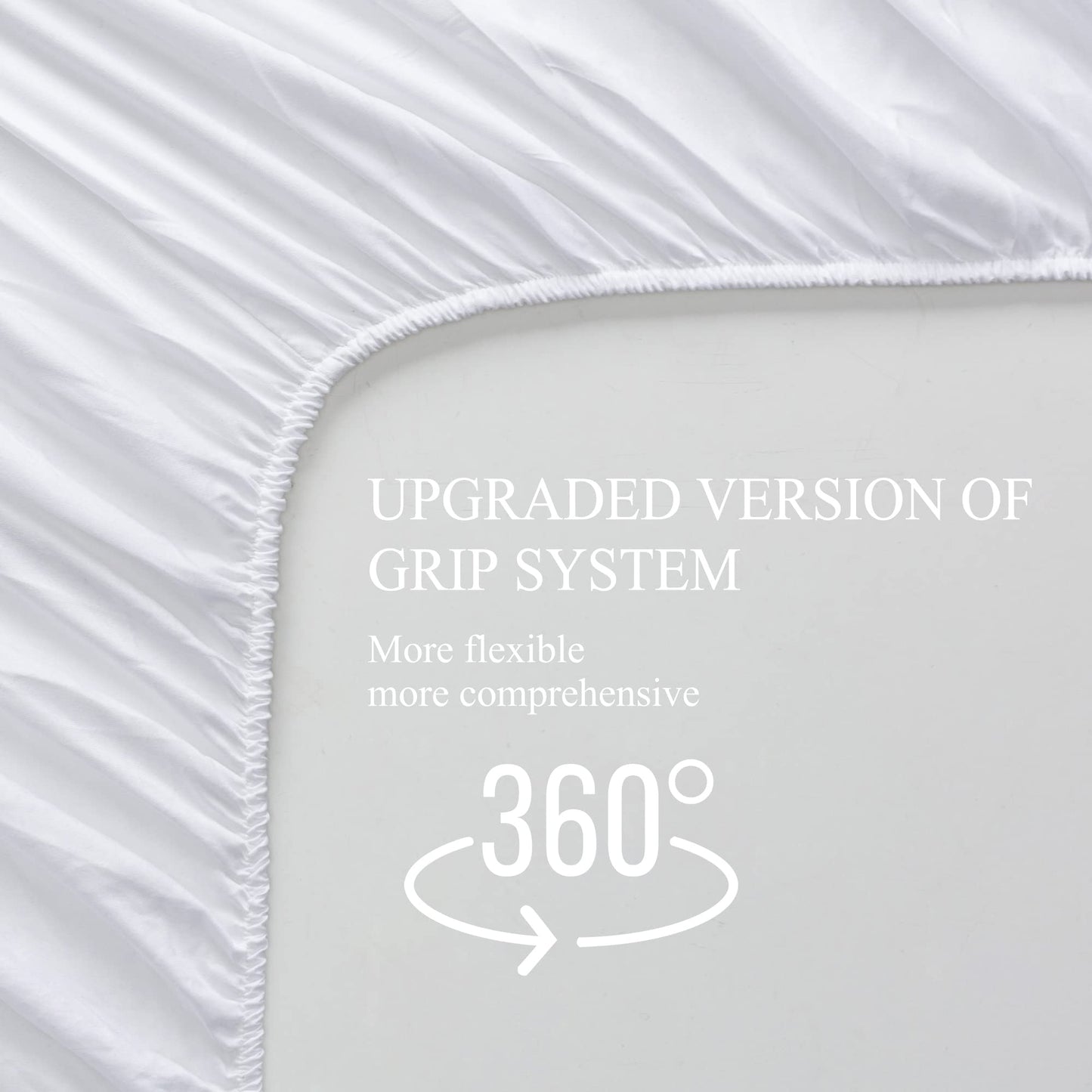 Best Season Twin Size Bed Sheet Set - 3 Piece (White),Super Soft Microfiber 1800 Thread Count Luxury Egyptian Sheets with 16-Inch Deep Pocket Wrinkle and Hypoallergenic