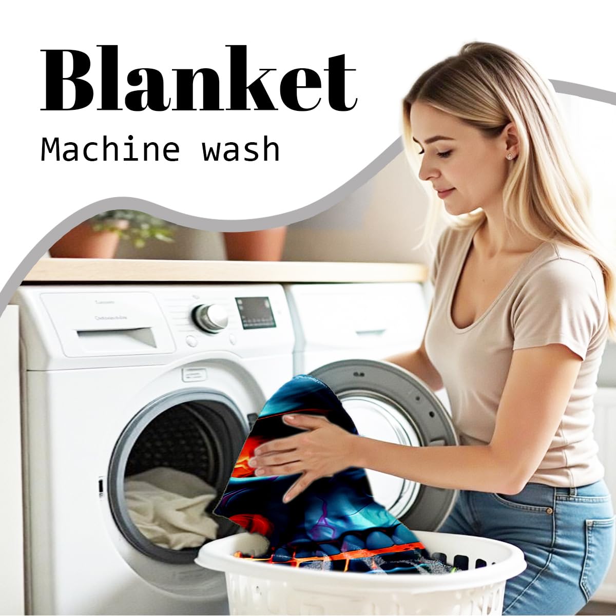 HUNXIAOJ Skull Blanket Throw Skeleton Flannel Blanket Gothic Print Throw Gifts for Kids Girls Boys Adults Women Men Halloween Decor Queen Size Bed Couch (49"x59")