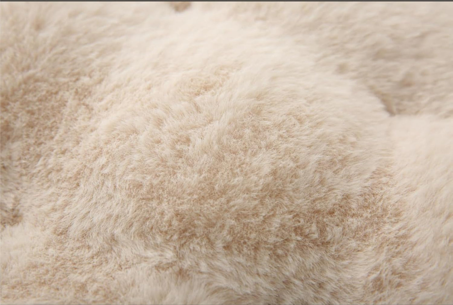 Volple Large Floor Pillow Meditation Cushion Round Floor Cushions for Adults,Luxury Faux Fur Thick Floor Pillows for Sitting Put in Living Room Balcony Outdoor Tatami（Beige）