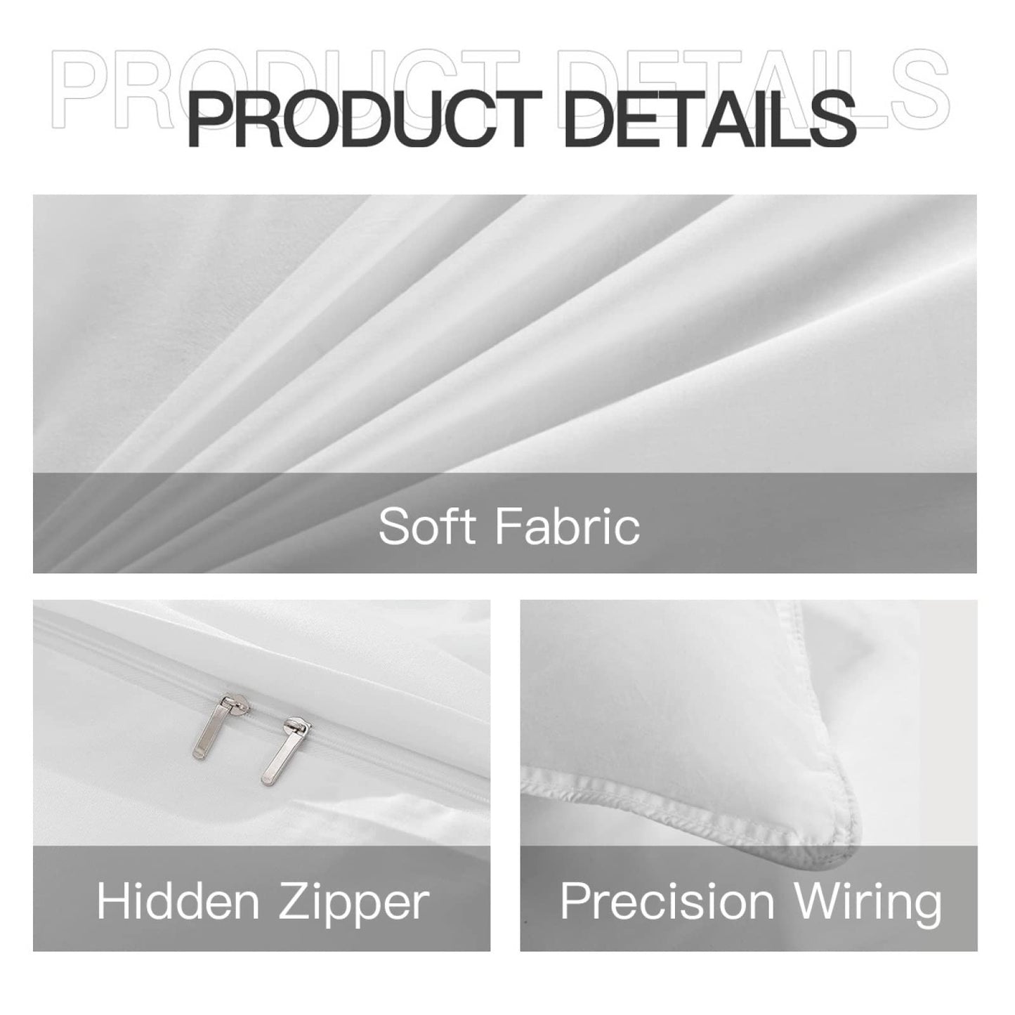 Custom Comforter Set Your Own Name Logo Text Personalized Cover Sets with 2 Pillowcases Customizable Gifts for Family 90'x104'/228x264cm