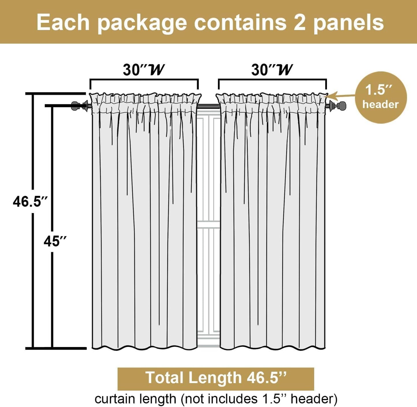 Lecloud Bessie Red Curtains 45 Inch Length 2 Panels Set, Airy Faux Linen Textured Light-Filtering Christmas Soft Curtains, Rod Pocket Window Treatments for Bedroom Living Room, Each 30" W x 45" L