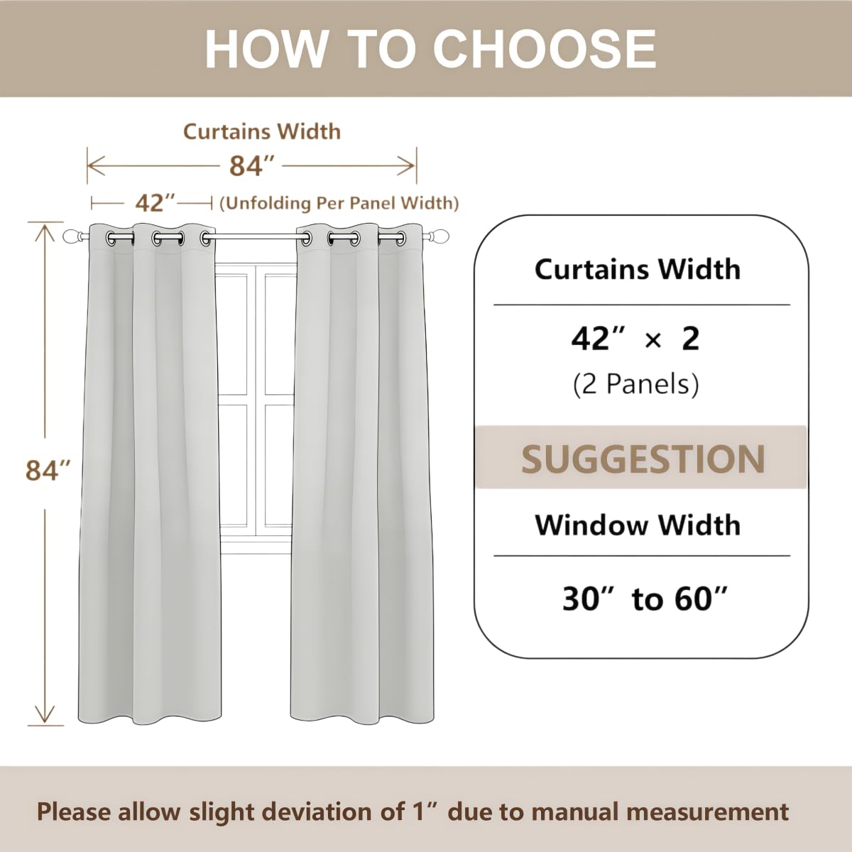 Erosebridal Golden Brown Geometric Blackout Curtains Abstract Color Blocking Window Curtains 42" Wx84 L Kids Adults Rustic Lattice Window Treatments Drapes for Room Stylish Patchwork Artwork 2 Panels