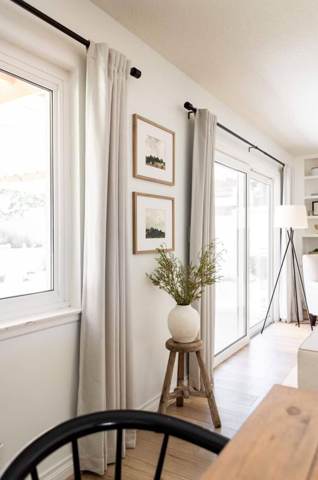 100% Blackout Shield Linen Textured Total Blackout Curtains for Bedroom 84 Inches Long, Back Tab/Rod Pocket Living Room Drapes, Thermal Insulated Blackout Curtains 2 Panels Set, 50" W x 84" L, Cream