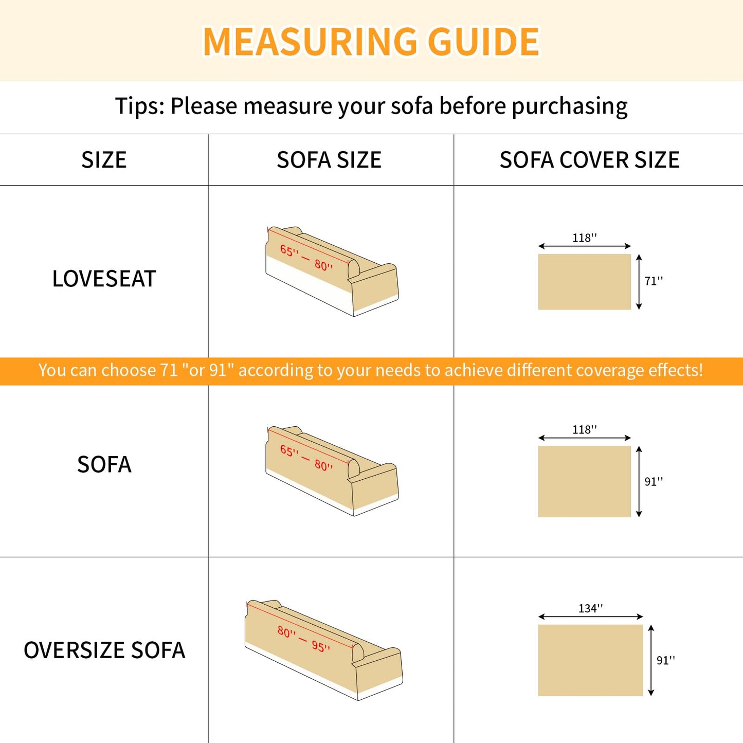 Warmstar Couch Protector from Cat Claws, Waterproof Couch Cover Anti Slip,Couch Cover 3 Cushion Sofa Washable,Anti-Scratch Pet Sofa Cover Heavy Duty,91"X150", Brown