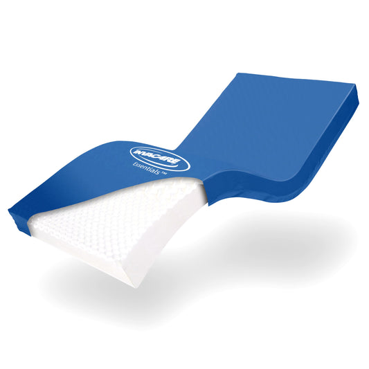 Invacare Hospital Bed Mattress, Fluid-Resistant Removable Cover, Long Term Care Pressure Redistribution Medical-Grade Foam Mattress, 5 Fortress Shaped Cells, Made in The USA (36x80x6 Inches)