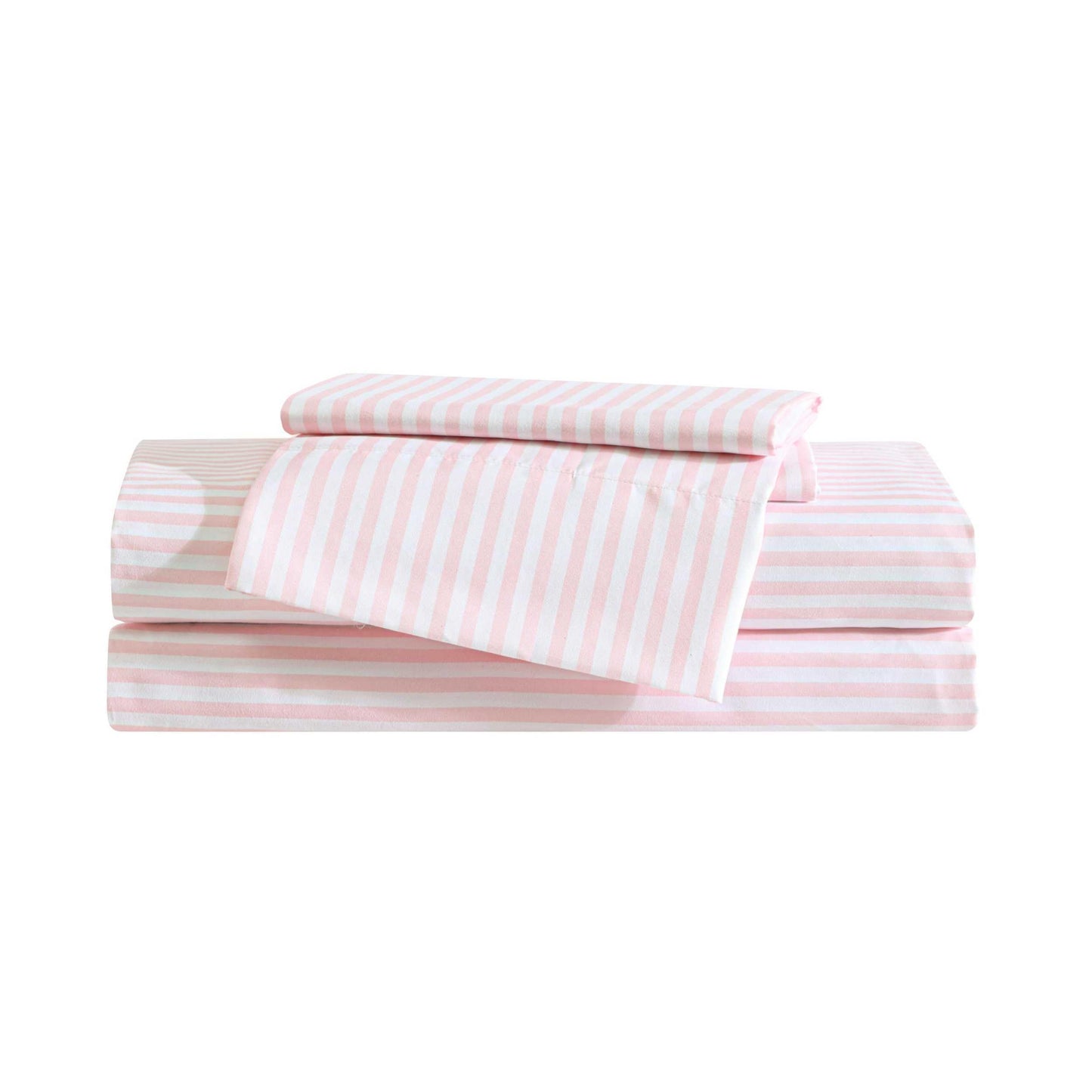 Eddie Bauer Kids - Full Sheet Set, Ultra-Soft Microfiber Bedding with Fully Elastic Fitted Sheet, Kids Bed Set with Pillowcases, Easy Care Bedding (Little Stripe)