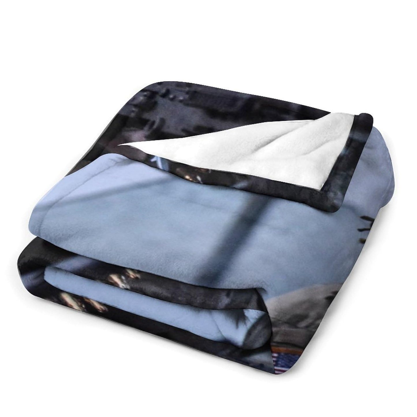 Military Art Flannel Blankets Featuring Fully Armed Special Forces Soldiers(3) Flannel Blanket Wool Soft Blanket Lightweight Plush Suitable for Sofa, Bed, Comfortable Sofa 30x40in（75x100cm）