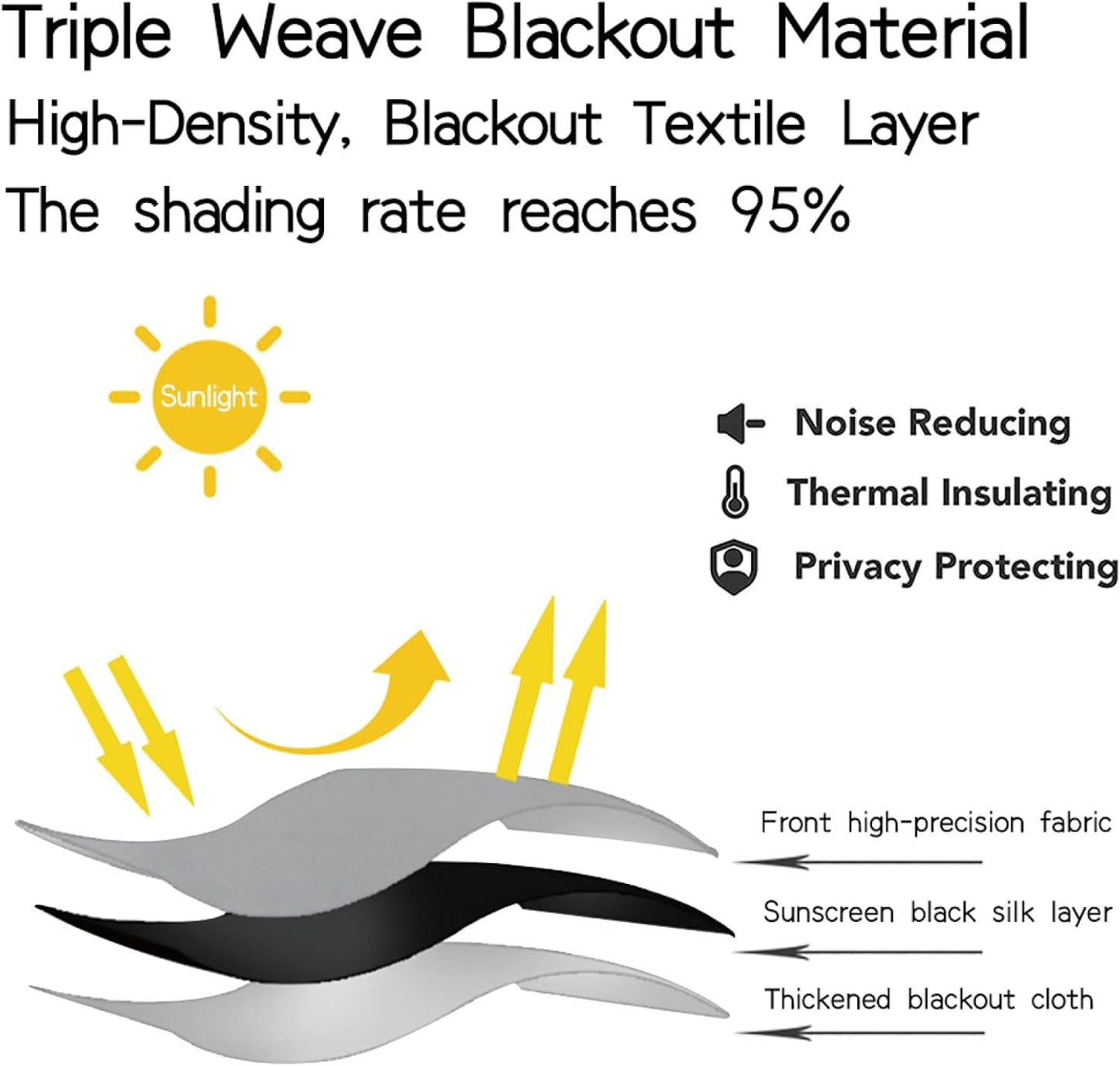 Colorful Bright Bubbles Blackout Curtains, Black Background 3D Print Thermal Insulated Drapes, 2 Panels Energy Efficient Curtains for Sliding Glass Door Bedroom Living Room(42" W x 63 "L)