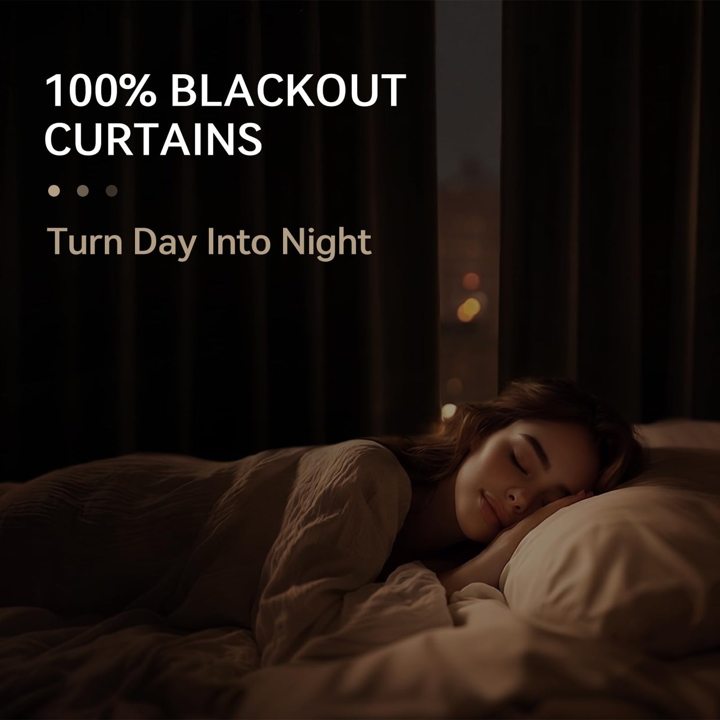 100% Blackout Shield Linen Textured Total Blackout Curtains for Bedroom 84 Inches Long, Back Tab/Rod Pocket Living Room Drapes, Thermal Insulated Blackout Curtains 2 Panels Set, 50" W x 84" L, Cream