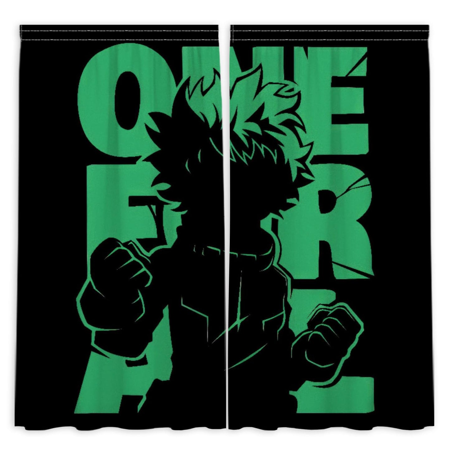 Funnytree Hero Academy Window Curtains Japanese Anime Drapes Bedroom Home Room Decor Durable Fabric Machine Washable 82" X 84" SC00344-013