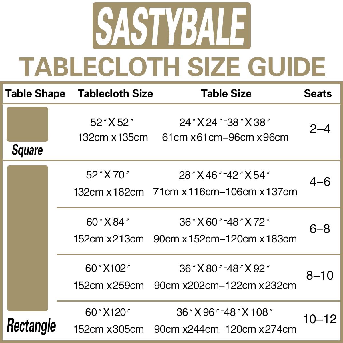 SASTYBALE Damask Gold Tablecloth Rectangle 60 x 102 Inch, Floral Jacquard Spill Proof Wrinkle Free Polyester Table Cloth, Fabric Table Cover for Dining/Party/Wedding/Indoor/Outdoor