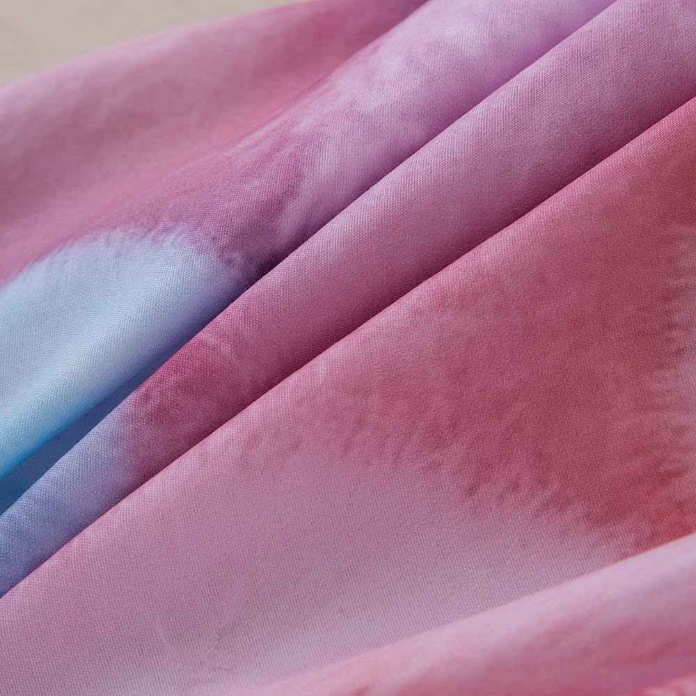 NATURETY Bedding Fitted Sheet with Deep Pocket,3D Pattern Sweet Heart Printed Fabric Bed Sheets (Pink Heart, Twin)
