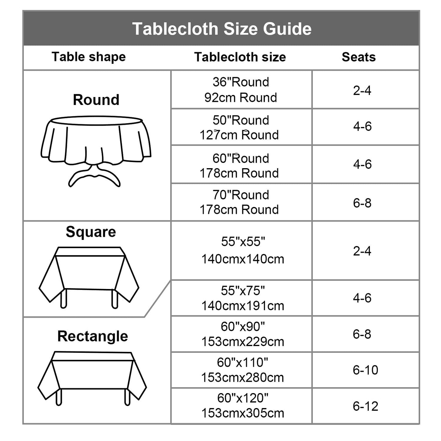 Rustic Country Square Tablecloth,Country Style Farmhouse Lodge Bear Moose Deer Long Table Cloth Washable Table Cover for Kitchen Dining,55"x55"