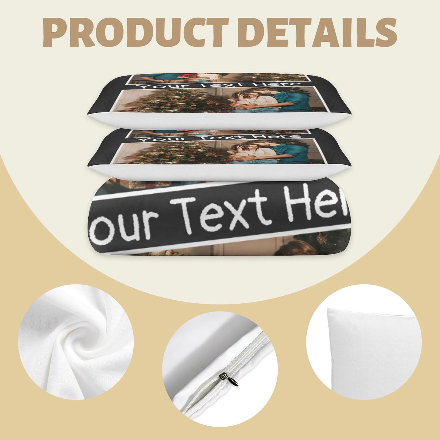 Lonhooker Custom Comforter Set, Custom Three-piece Bed Set Personalized Cover Set 3-Piece with 2 Pillowcases Customized Picture Bedding Sets with Picture Text Logo Universal All Season (Color08)