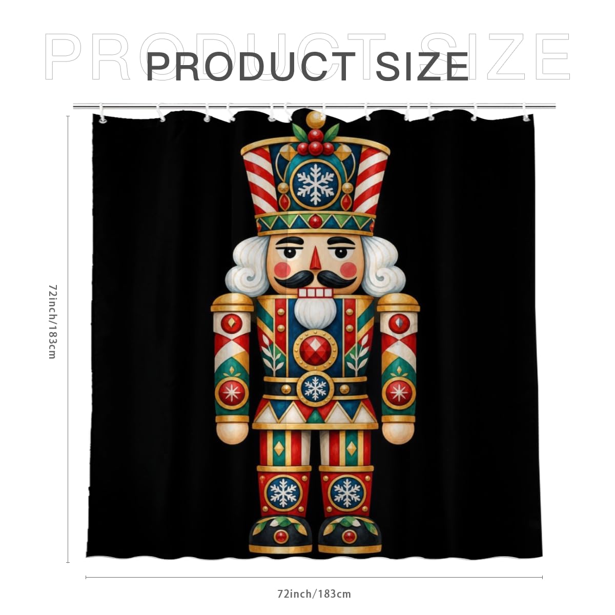 Youtoko Rose Floral Shower Curtain 72x72 Inch with 12 Hooks Polyester Decorative Bath Decor Bold Teal Pop Art Blocks Romantic Style for Powder Room
