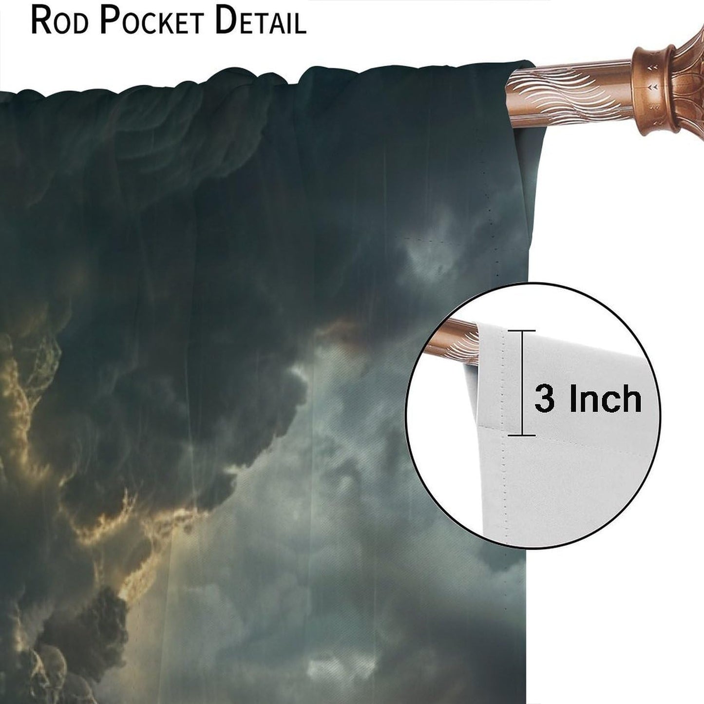 TOWINSFB Nautical Pirate Ship Blackout Curtains, Sea Ocean Ships Sailing Home Decor Rod Pocket Window Drapes for Living Room Bedroom - 42" W x 45" L