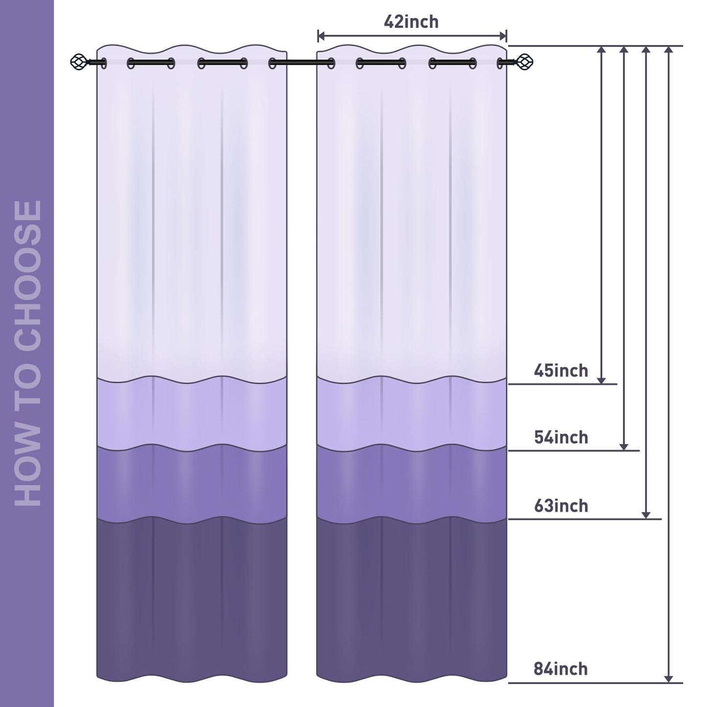 Jekeno Forest Blackout Curtains Jungle Trees Tropical Landscape Nature Woodland Grommet Window Drapes for Bedroom Living Room, 42 Wide 84 Long Inches 2 Panel Set