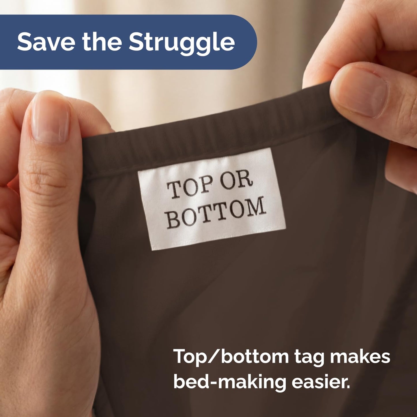 Full Size Fitted Bed Sheet - Pack of 2 Single Fitted Bottom Sheet Only - Fits Mattress Up to 16" Deep Pockets - Extra Soft, Breathable & Cooling - Hotel Quality, Fade, Shrink & Wrinkle Free - Brown
