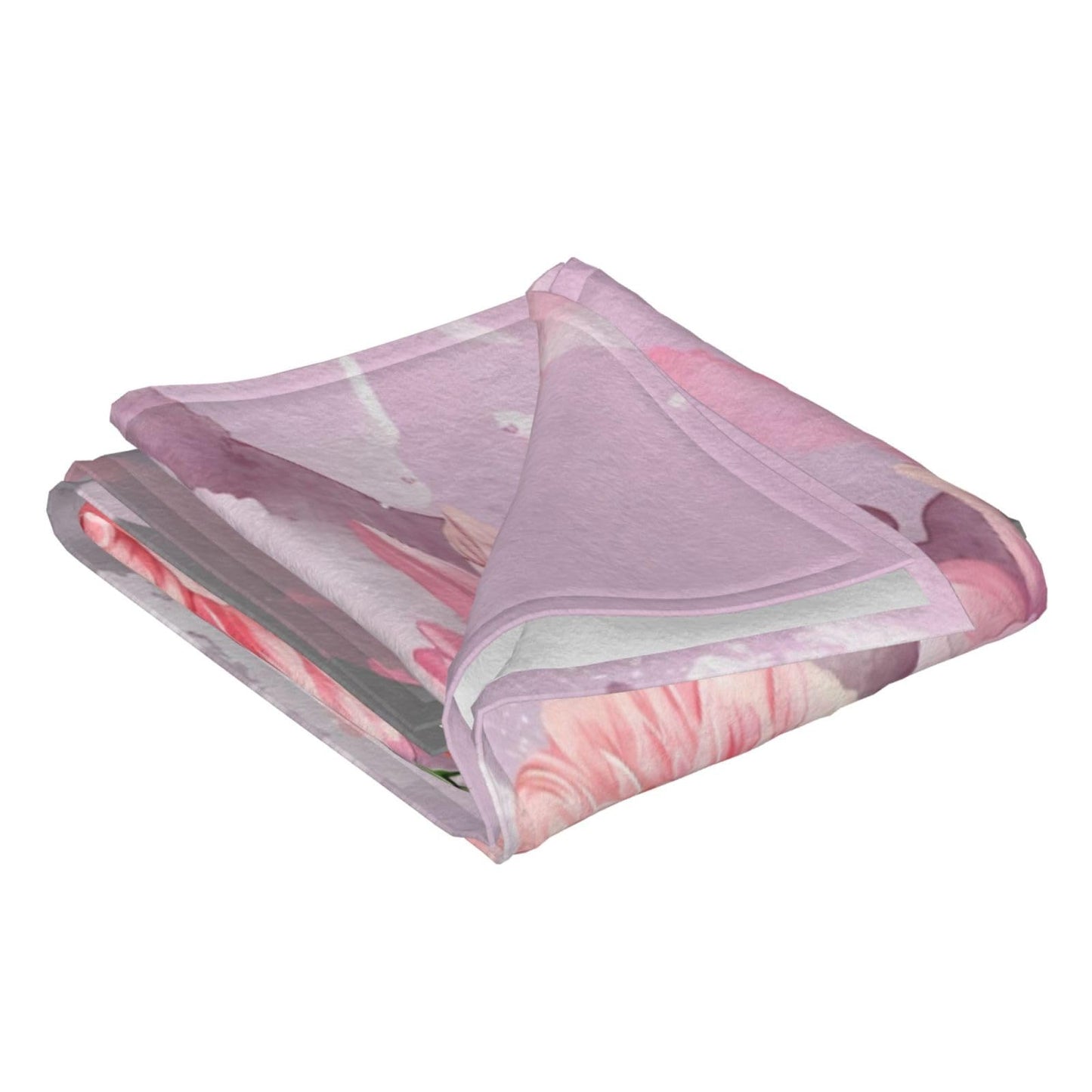 Jfniub Pink Cute Flamingo Modern Art Boho Blanket Throw Bedding Room Decor Flannel Blankets for Bedroom Living Rooms Warm All Season 50"X40"