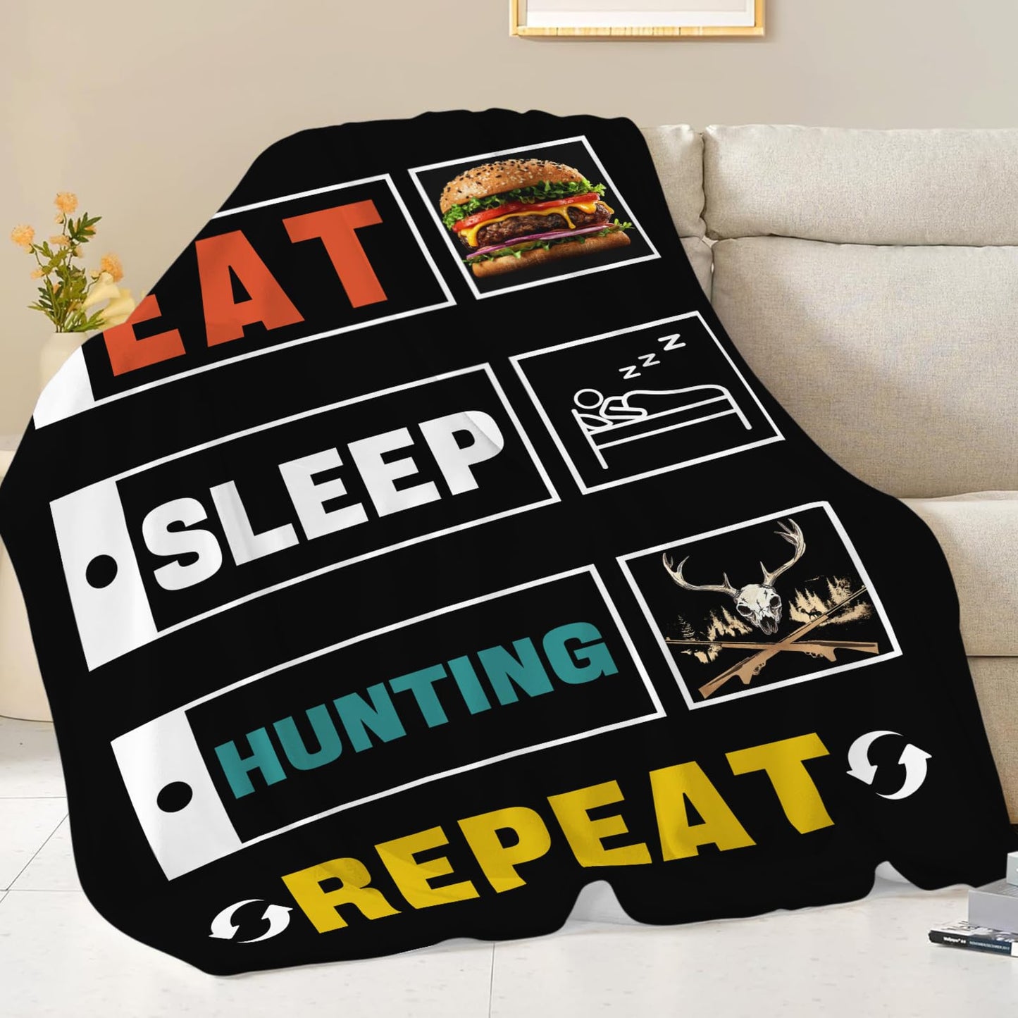 Baegopa Hunting Blanket Gifts Hunters Throw 50"X40"
