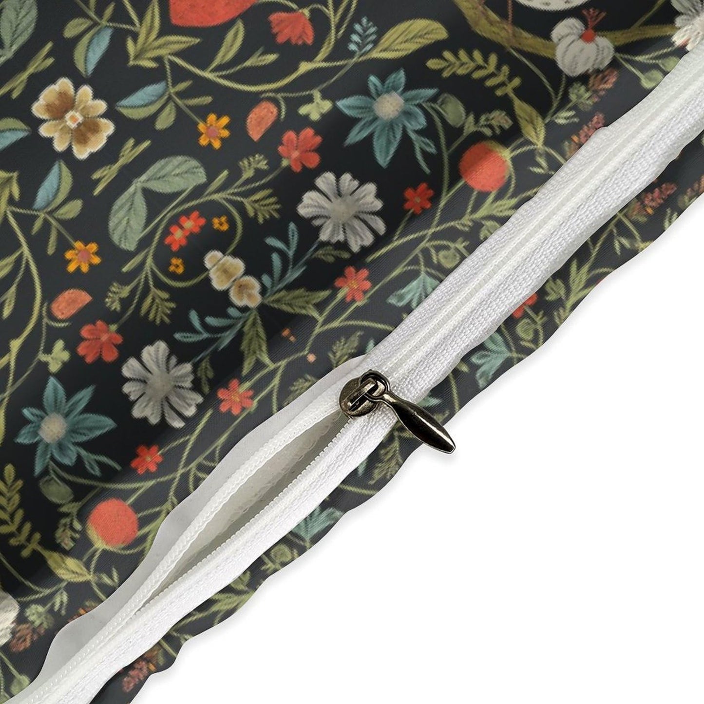AAVEUP William Morris Comforter Set Bedding Bed 3 Piece Set,Vintage Rustic Antique Art Nature Green Plant Flower Leaf Bird Printed Cover All Season Bed Sheet Bedspread 2 Pillowcases 79x90 in