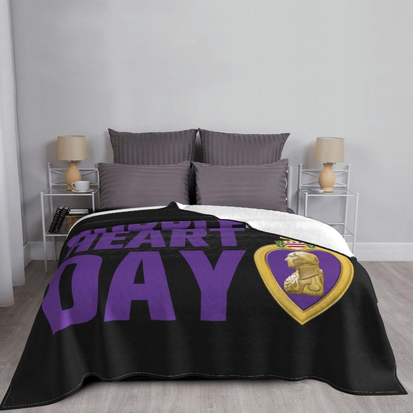 7 August National Military Day Premium Fleece Blanket, Ultra-Soft Plush Throw Blanket, Warm Cozy Fleece Blanket for Bed, Couch & Travel 60"x50"