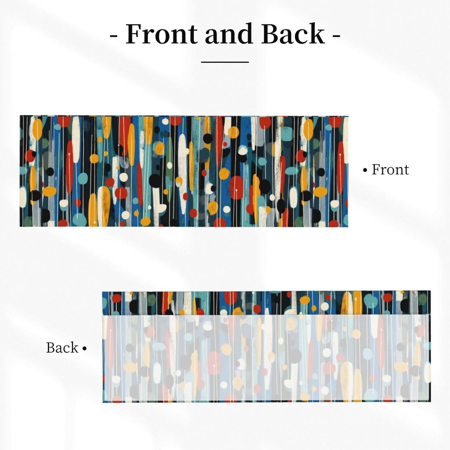 Ecixzyo Mid Century Valance Curtain Window Valance Treatment Decor Small Window Curtains for Bedroom Kitchen Bathroom Living Room 1 Panel 54x18in