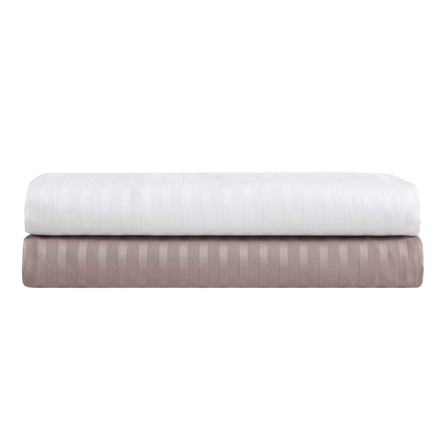 Vera Wang - King Size Sheets Set, Smooth & Crisp Cotton w/Textured Weave, Lightweight for Year Round Comfort- Bed Sheets with Matching Pillowcases & Fitted Sheet (Dobby Stripe Pink)